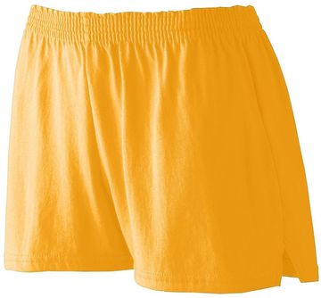 Augusta Ladies Trim Fit Heavyweight 50/50 polyester/cotton Jersey Shorts
